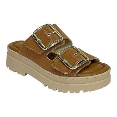 Imagem de Tamanco Piccadilly Maxi Wide Fit 249001 Marrom Mascavo