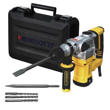 Imagem de Martelete Perfurador Rompedor 5KG 4,8J 1300W MMR1300 Plus Menegotti 220V