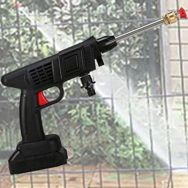 Imagem de Pistola Lavadora De Alta Pressão 24v Sem Fio Portátil C- Bateria E Acessórios Elétricos