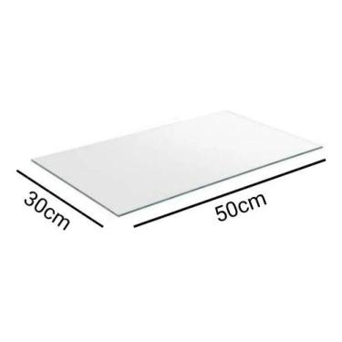 Imagem de Vidro Expositor Balcão Vitrine Para Loja 50x30 4mm - Vidros Temperados