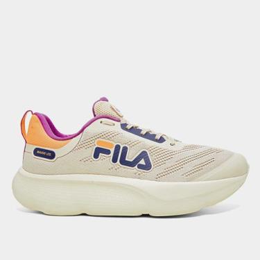 Imagem de Tênis Fila Maxxi Lite Feminino, Bege, Laranja, 33