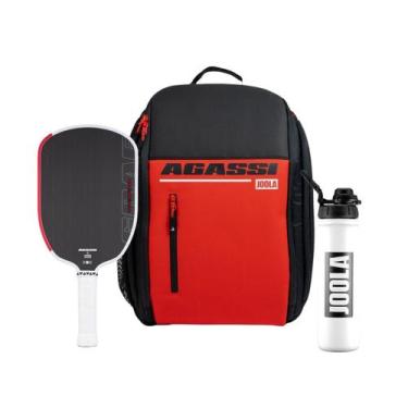 Imagem de Kit Raquete de Pickleball JOOLA Graf Pro 16mm + Mochila Agassi + Garra