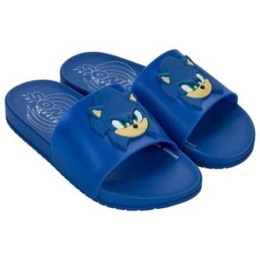 Imagem de Chinelo Infantil Slide Grendene Sonic View Menino 23324-Masculino
