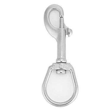 Imagem de Pilipane Clipes de mergulho em aço inoxidável, gancho giratório para mergulho, parafuso de olhal giratório de extremidade única, fivela para cães, equipamento para uso subaquático, grau marítimo