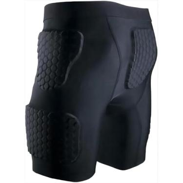Imagem de Protetor de calça de compressão acolchoada masculina ou futebol beisebol futebol basquete