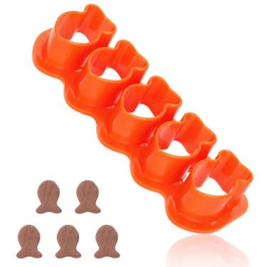 Imagem de Cortador de biscoito Goldfish, mini cortador de biscoito em forma de peixe dourado para fazer biscoitos fofos para fazer biscoitos criativos de chocolate com açúcar (5 peixes)