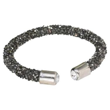 Imagem de Pulseira de cristal ajustável com punho aberto abaixo de US$5, joia moderna, acessório de festa noturna, Medium, Cristal, Sem Pedra Preciosa