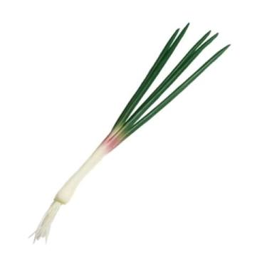Imagem de Cebola verde artificial PU decoração de cozinha planta imitação cebolinha modelo decoração cozinha simulação falsa (38 cm)