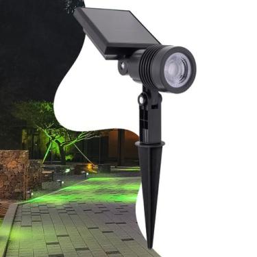Imagem de Kit Luminária Espeto Jardim Solar 12w IP65 Super Led Energia Spot Es02