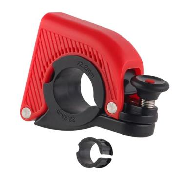 Imagem de Vaveren Campainha de bicicleta com som alto, nítido e claro para bicicletas de montanha e estrada, fácil de instalar, para crianças, adultos, homens mulheres, Vermelho