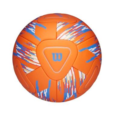 Imagem de Wilson Bola de futebol NCAA Vanquish - Tamanho 4, laranja/azul/branca