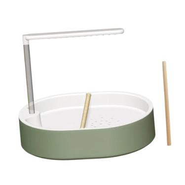 Imagem de WeiLaiKeQi Chuveiro para, banheira automática para pássaros, leve, com acessórios USB para banho de periquitos-açu e agapornis, Branco