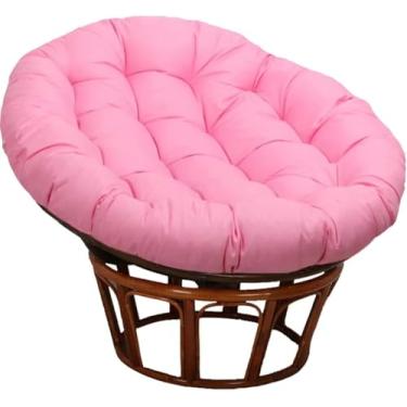 Imagem de Cadeira Papasan, Assento Papasan Espesso, Substituição De Cadeira Redonda De 40-160 Cm, Almofada De Balanço Suspensa Com Amarras Antiderrapantes, G, 150 * 150cm