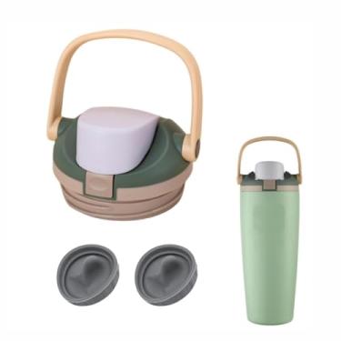 Imagem de Tampa de substituição adequada para garrafa de água Owala FreeSip Sway 1,134 g (verde exército, balanço 1,134 g)