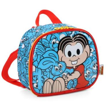 Imagem de Lancheira Térmica Escolar infantil Monica Luxcel, Azul