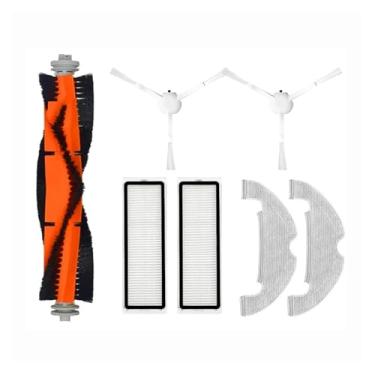 Imagem de Compatible With Dreame D10 Plus RLS3D Compatible With Xiaomi D10 Plus Robot Vacuum Cleaner Main Brush Side Brush Hepa Filter Mop Pad Dust Bag Spare Parts(Dark Khaki)