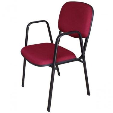 Imagem de Cadeira Para Auditórios Linha Hotel Auditório Vermelho