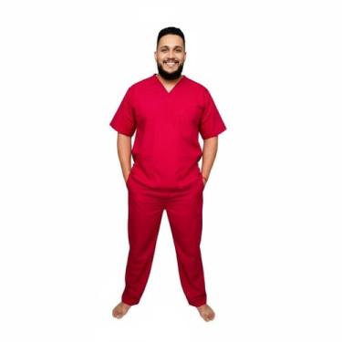 Imagem de Roupa de Ração Branca Umbanda Candomblé . Bata e Calça - folha de bamb