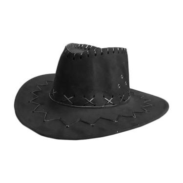 Imagem de Chapéu De Cowboy Western Suede Preto - Infantil