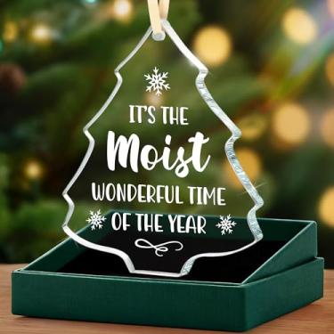 Imagem de Enfeite de Natal 2025 – É a época mais maravilhosa do ano decoração de árvore de feriado – Enfeite de Natal festivo para decoração de casa, enchimento de meia ou presente secreto de Papai Noel