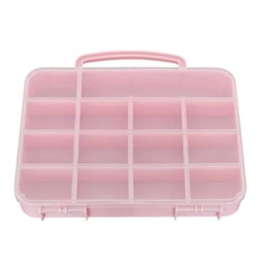 Imagem de Caixa Organizadora Maleta plástica(Rosa Claro)