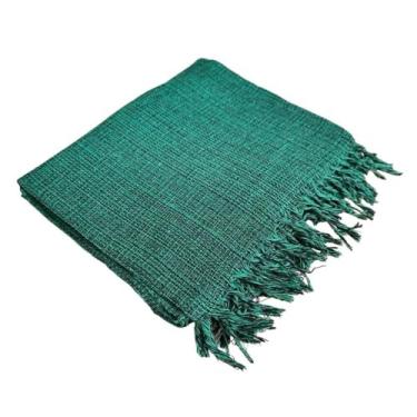 Imagem de Manta para Sofá Manta Sofa Gigante 400x180cm Luxo Super King Tipo Capa de Sofá Algodão, Suave e Delicado para a Pele(Verde Mesclado 4mts)