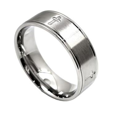 Imagem de ARTISAMILY Anéis de aço inoxidável para homens e mulheres 6 mm 8 mm prata dourada aliança de casamento moda legal simples metal alto polimento anel conforto ajuste tamanho 5-13, 9, Metal, Sem pedra