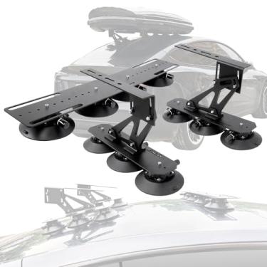 Imagem de SYDSZ Ventosas para carrinhos de teto resistentes de 14,5 cm, ventosas para carros esportivos de teto vazio, sedãs, carros hatchback para carros sem trilhos, como BMW KIA VW, Mercedes, Benz, Mazda