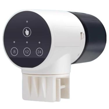 Imagem de Distribuidor automático de comida de peixe, alimentador automático de tanque de peixes - Alimentador automático, temporizador de dispensador de alimentos de alimentação de precisão - Alimentador de fé