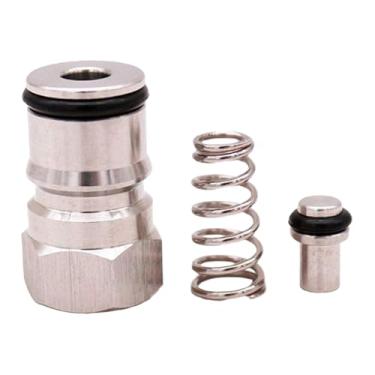 Imagem de DimyFew Conector de esfera para barril de cerveja artesanal, peça de reposição, acessórios de vedação, adaptador de barril em aço inoxidável com, Fora 9 16