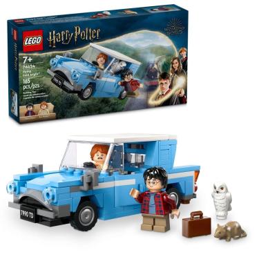 Imagem de Brinquedo LEGO Harry Potter Flying Ford Anglia com 2 minifiguras 7+