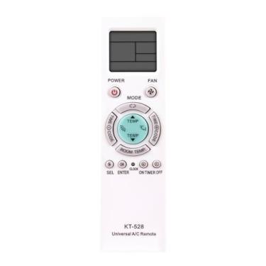 Imagem de KT-528 Controle remoto universal de substituição AC A/C compatível com LG/Hisense/AUX/Hitachi/Fujitsu/Konka/Midea/Sharp/TCL/Toshiba/York/Gree/Haier/Panasonic/Samsung/Mitsubishi/Sanyo Ar Condicionado