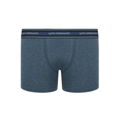 Imagem de Cueca lupo boxer em algodão ref:141 menino, Azul marinho, M