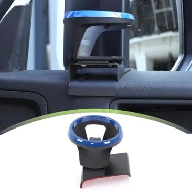 Imagem de LLKUANG Suporte de copo de carro compatível com Toyota Land Cruiser 250 Prado J250 LC250 2024 2025 2026 Suporte de copo de aço carbono para porta frontal, acessórios interiores de suporte de copo para