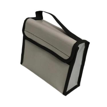 Imagem de YIJU Bolsa organizadora para baterias Lipo, à prova de explosão, com capa protetora para power bank, bateria de aeromodelismo e outros modelos de, L