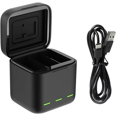 Imagem de Carregador Triplo para Câmera GoPro Hero 13 Black - Telesin Box Design