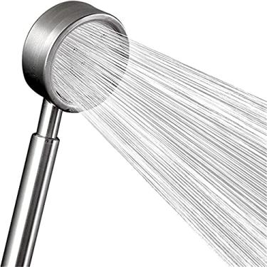 Imagem de YYBOES Chuveiro cabeça de chuveiro filtro de chuveiro elétrico cabeça de chuveiro chuveiro de alta pressão para aumentar a pressão Sus304 bocal de chuveiro de aço inoxidável água pressurizada -