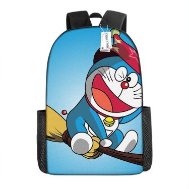 Imagem de Mochila escolar Doraemons Cartoon Kids Anime 29x16x42cm