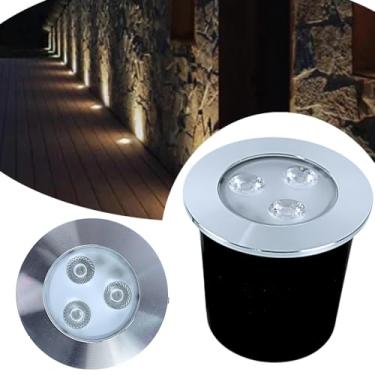 Imagem de Kit 30 Balizador Spot De Chão Led 3w 3000k Ip67 Bivolt