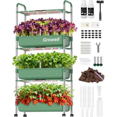 Imagem de Growell Kit de sistema de cultivo hidropônico grande de 81 cápsulas GWHS12GNA