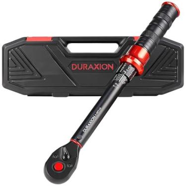Imagem de DURAXION Chave de torque de acionamento de 3/8 polegadas 1,5-13.7 m.lb/6,8-61 Nm, ± 3% chaves de torque de direção dupla de precisão com escalas de alcance duplo de 72 dentes (não inclui acessórios