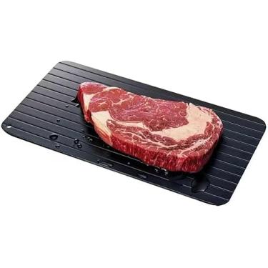 Imagem de Tábua Descongeladora de Carnes, Picanha, Filé, Peixe, Mantém o Sabor do Alimento