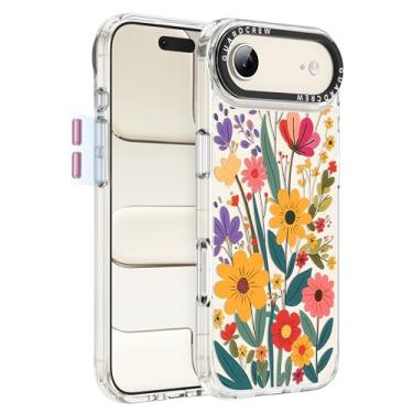 Imagem de GuardCrew Capa para iPhone Air, [proteção contra quedas de grau militar de 3,5 m à prova de colisão] [antiamarelamento e anti-descasca] Capa de telefone fina transparente à prova de choque TPU para