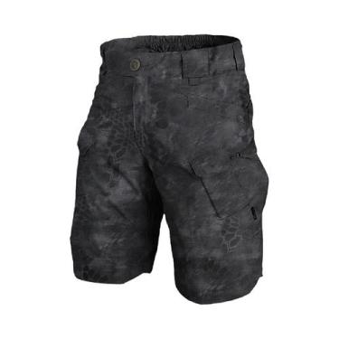 Imagem de Bermuda Tática Masculina Militar Camuflada Com Múltiplos Bolsos Resist