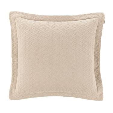 Imagem de Almofada Decorativa Karsten com Enchimento e Zíper, 100% Algodão, 45x45cm (Porcelana)