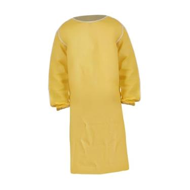 Imagem de Fenteer Macacão de pintor, de proteção, macacão de laboratório reutilizável a produtos químicos, de proteção para pesca, jardinagem e, Bata