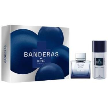 Imagem de Kit Perfume Masculino Banderas King of Seduction 1 Eau de Toilette de 100ml + 1 Desodorante spray-Masculino