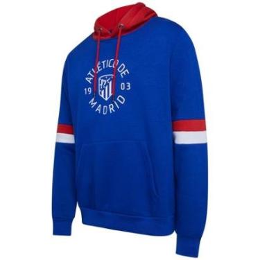 Imagem de Blusa Moletom Atlético De Madrid Azul Masculino-Masculino