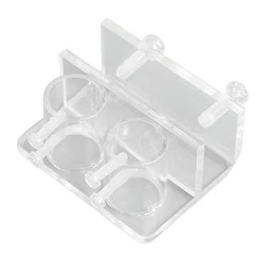 Imagem de Acouto Clipe de Tubo de Peixe de Alta Transmitância - Braçadeira de Tubo de água de Aquário Profissional Fácil Instalação e Resistente à Corrosão, Vidro Perfeito e de Aço Inoxidável, Design que