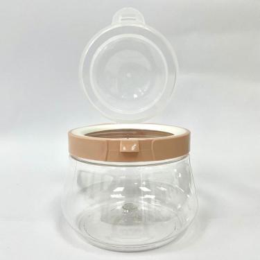 Imagem de Pote Mantimentos Hermético Flip Trava Trampa 700Ml